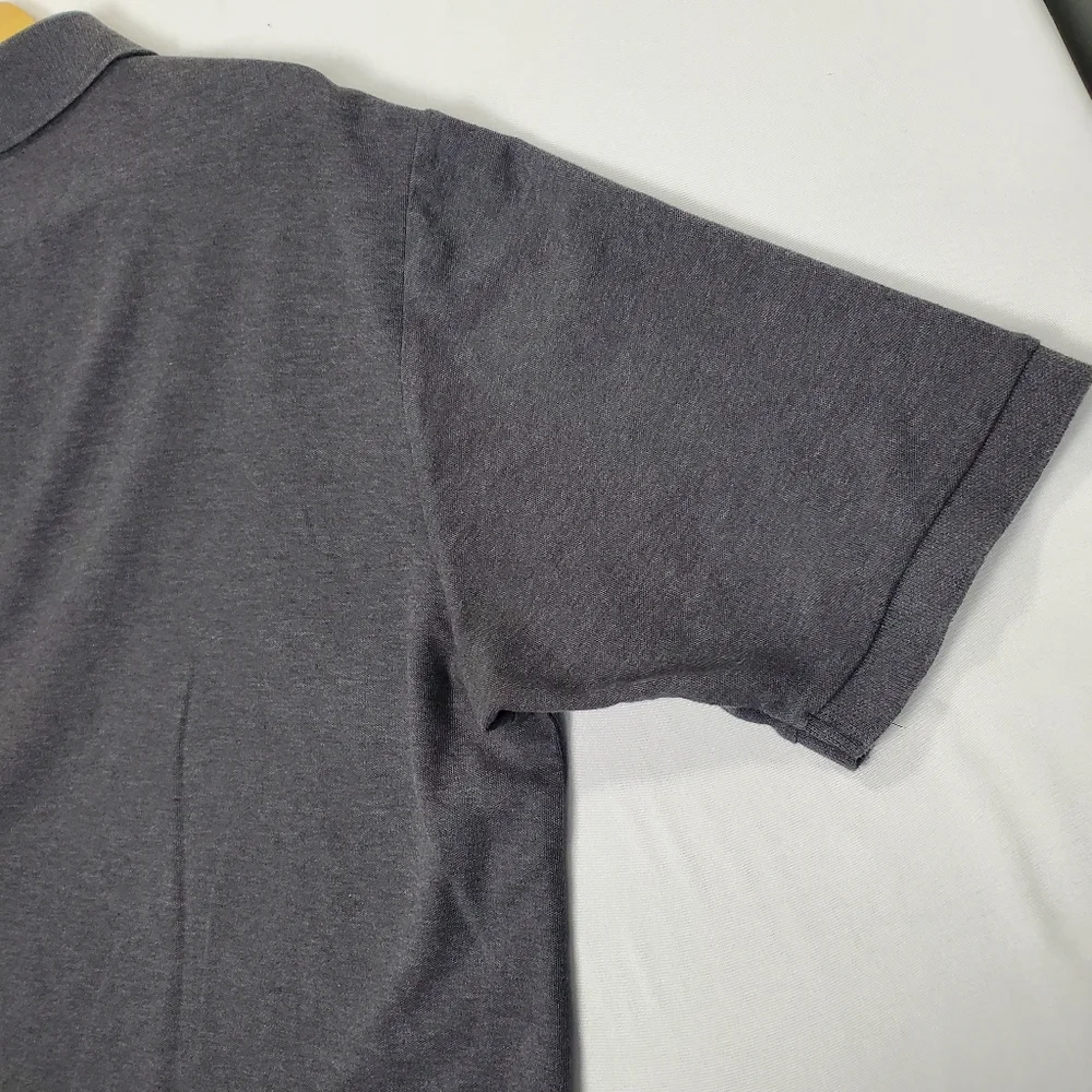 US Polo Association - Men's Charcoal Gray Short Sleeve Polo Shirt Size 2XL - Picture 9 of 16